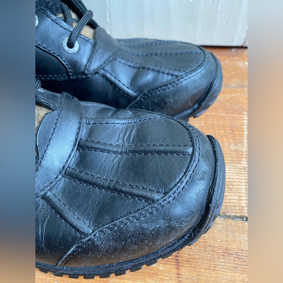 UGG Adirondack Tall Leather & Shearling Ombré Winter Boots — Rare Color Way - Picture 12 of 15